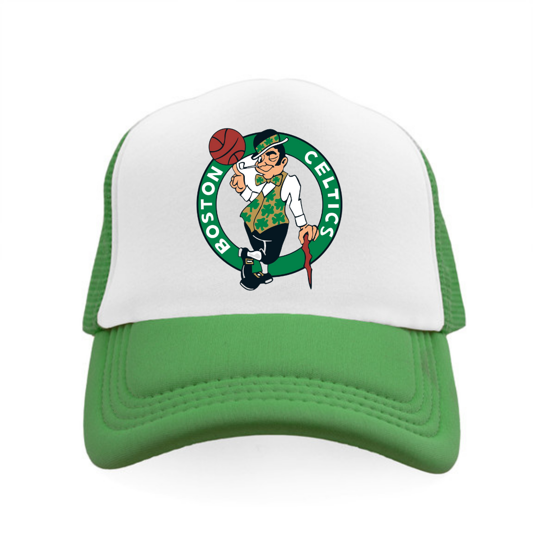 Basketball Celtics Distressd Truckers hat