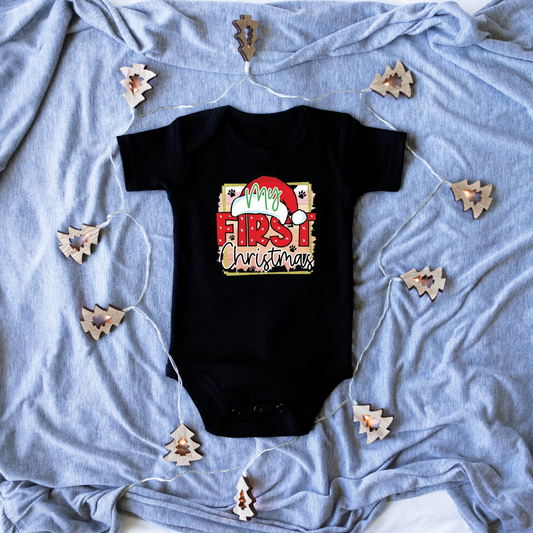 First Christmas Baby Onesie