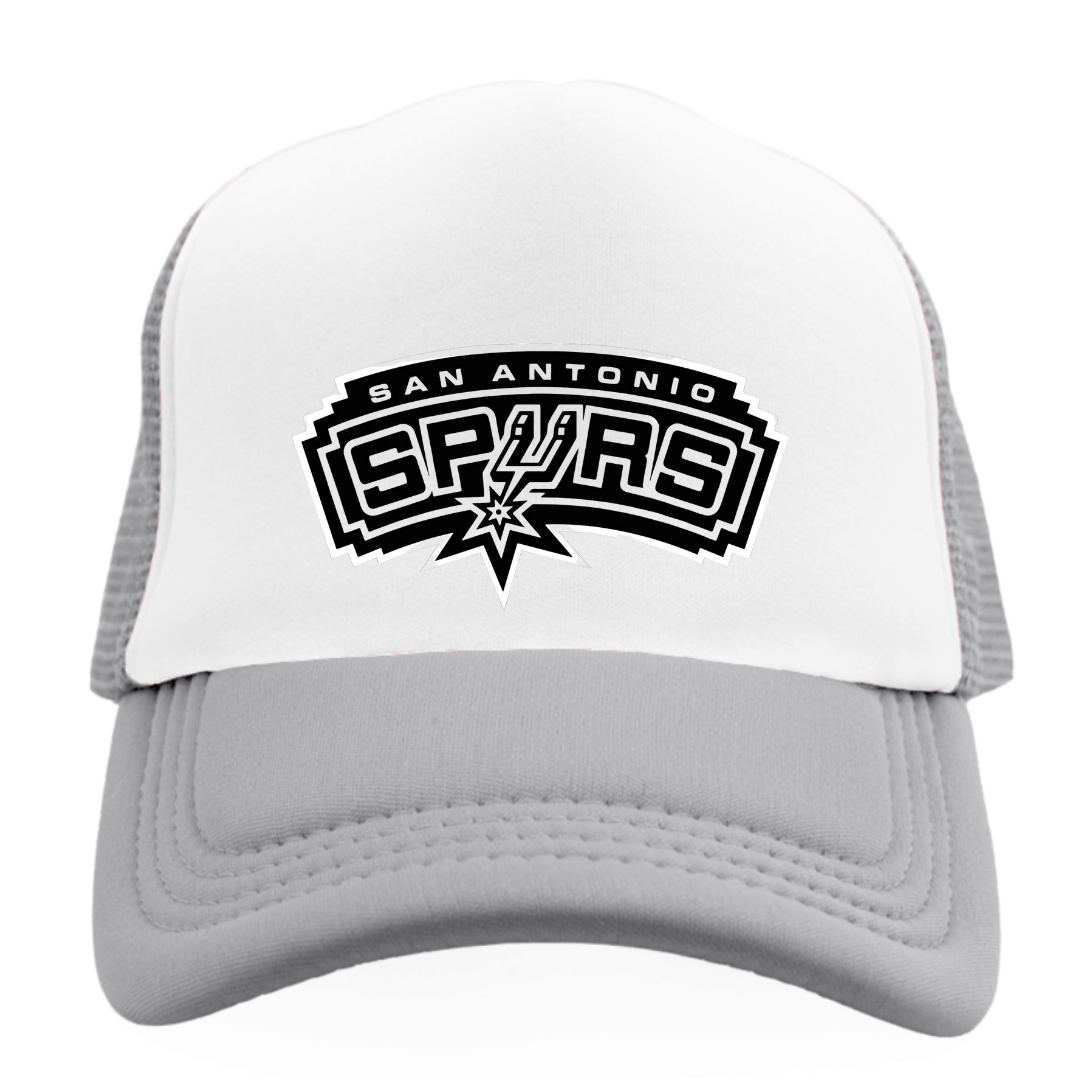 Basketball Spurs Distressed Truckers hat