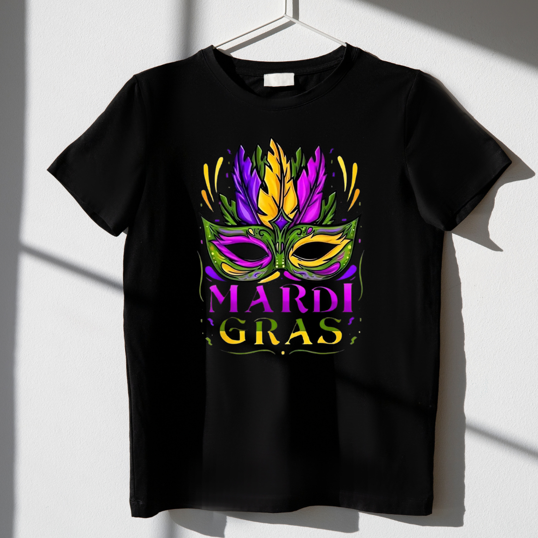 Mardi Gras Mask Tshirt