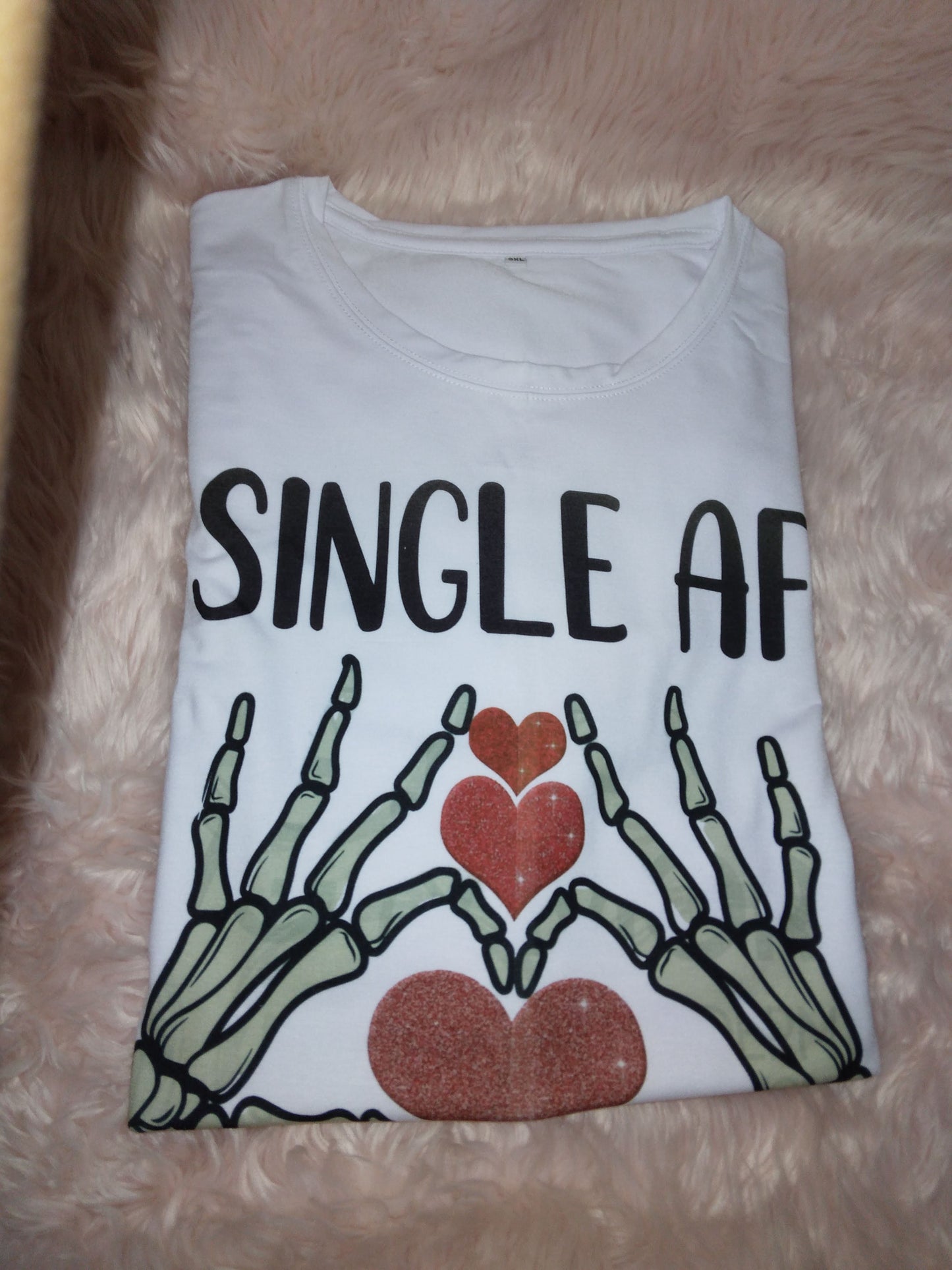 Single As F...  womens T-shirt