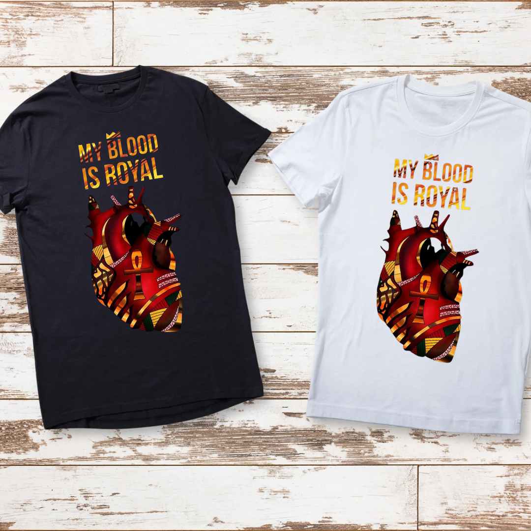 MY BLOOD IS ROYAL UNISEX SHORT SLEEVE T-SHIRT