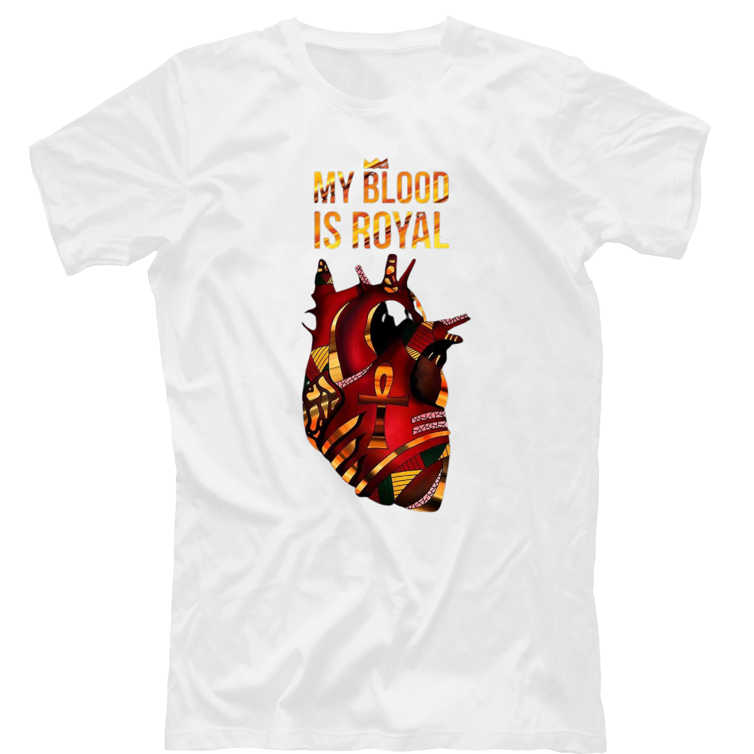 MY BLOOD IS ROYAL UNISEX SHORT SLEEVE T-SHIRT