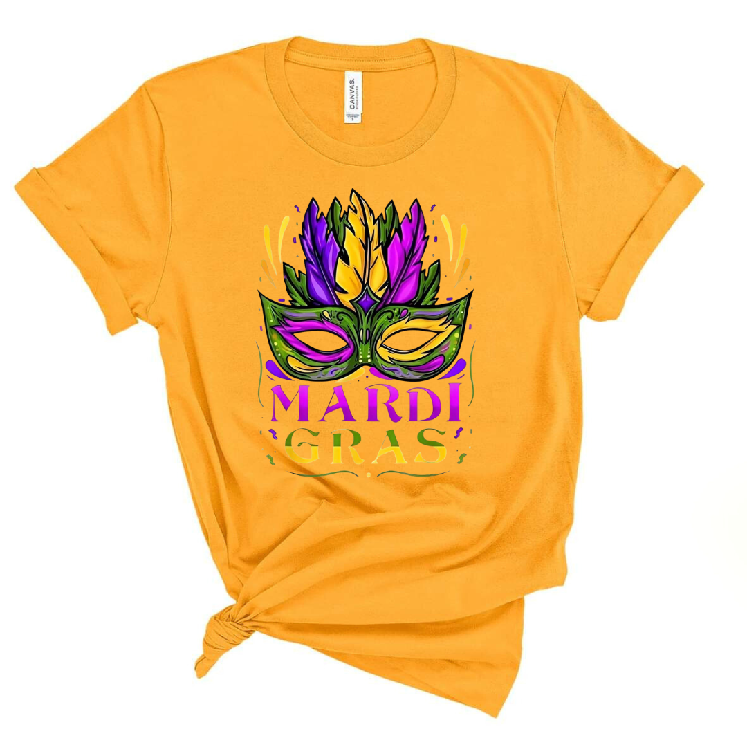 Mardi Gras Mask Tshirt