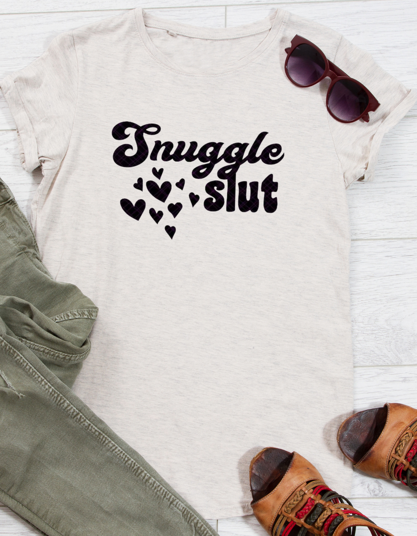 Snuggle Slut womens T-shirt