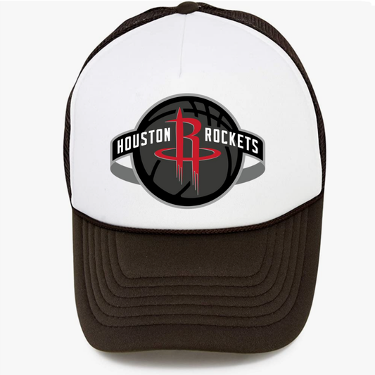 Basketball Rockets Trucker Cap