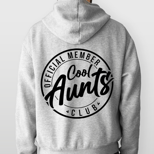 Official Member Cool Aunts CLUB ADULT HOODIE