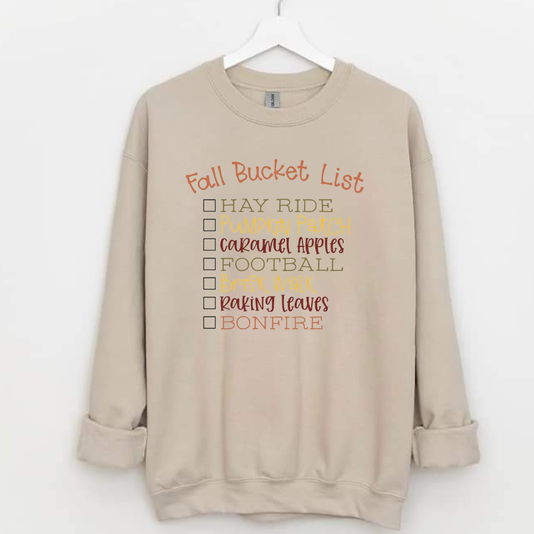 Fall Bucket List Sweatshirt