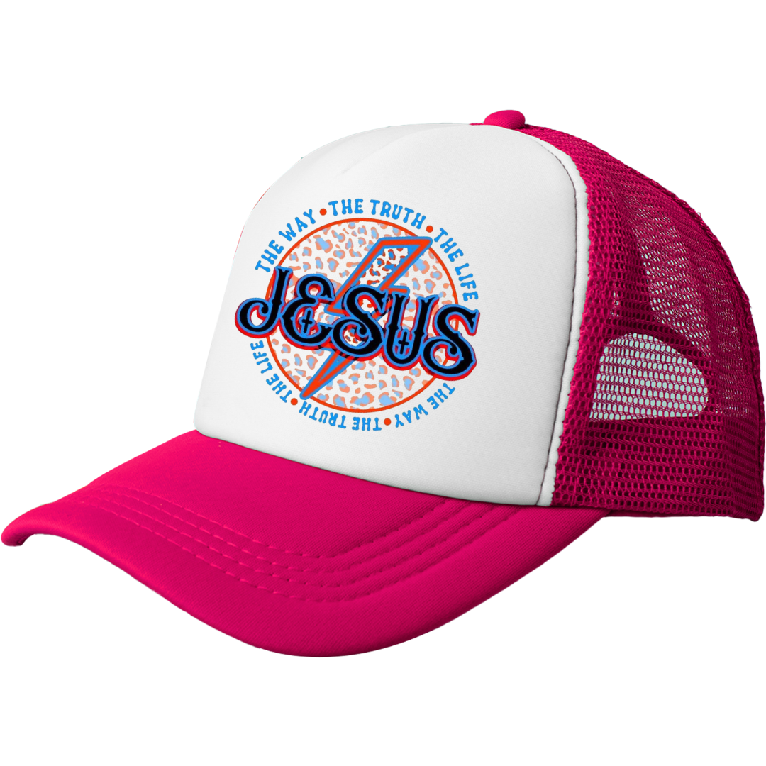 The Way The Truth The Life Jesus Mesh cap