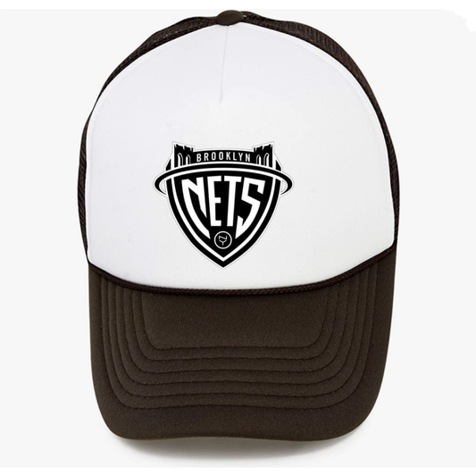 Basketball Nets Distressed Truckers hat