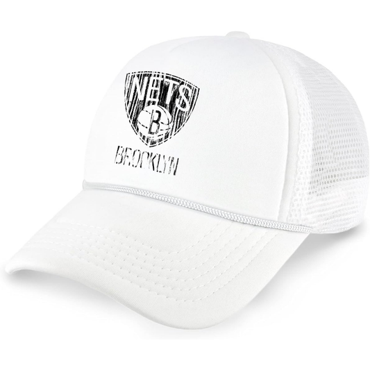 Basketball Nets Distressed Truckers hat