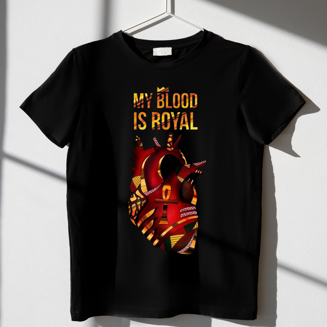 MY BLOOD IS ROYAL UNISEX SHORT SLEEVE T-SHIRT