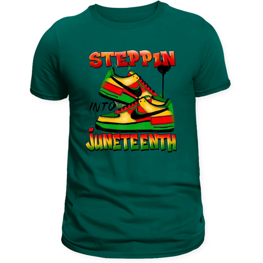 Steppen Into Juneteenth Mens tshirt