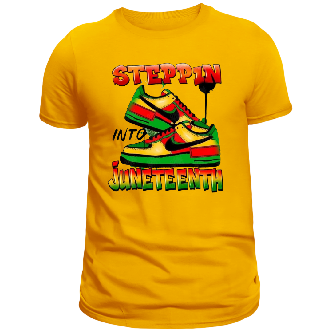 Steppen Into Juneteenth Mens tshirt