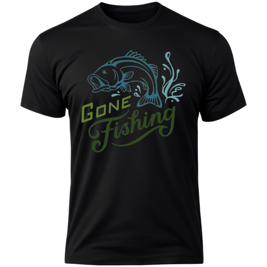 Gone Fishing  Men's Tshirt