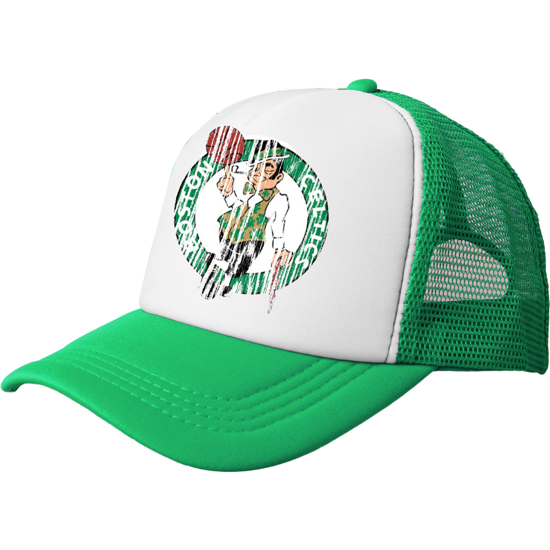 Basketball Celtics Distressd Truckers hat