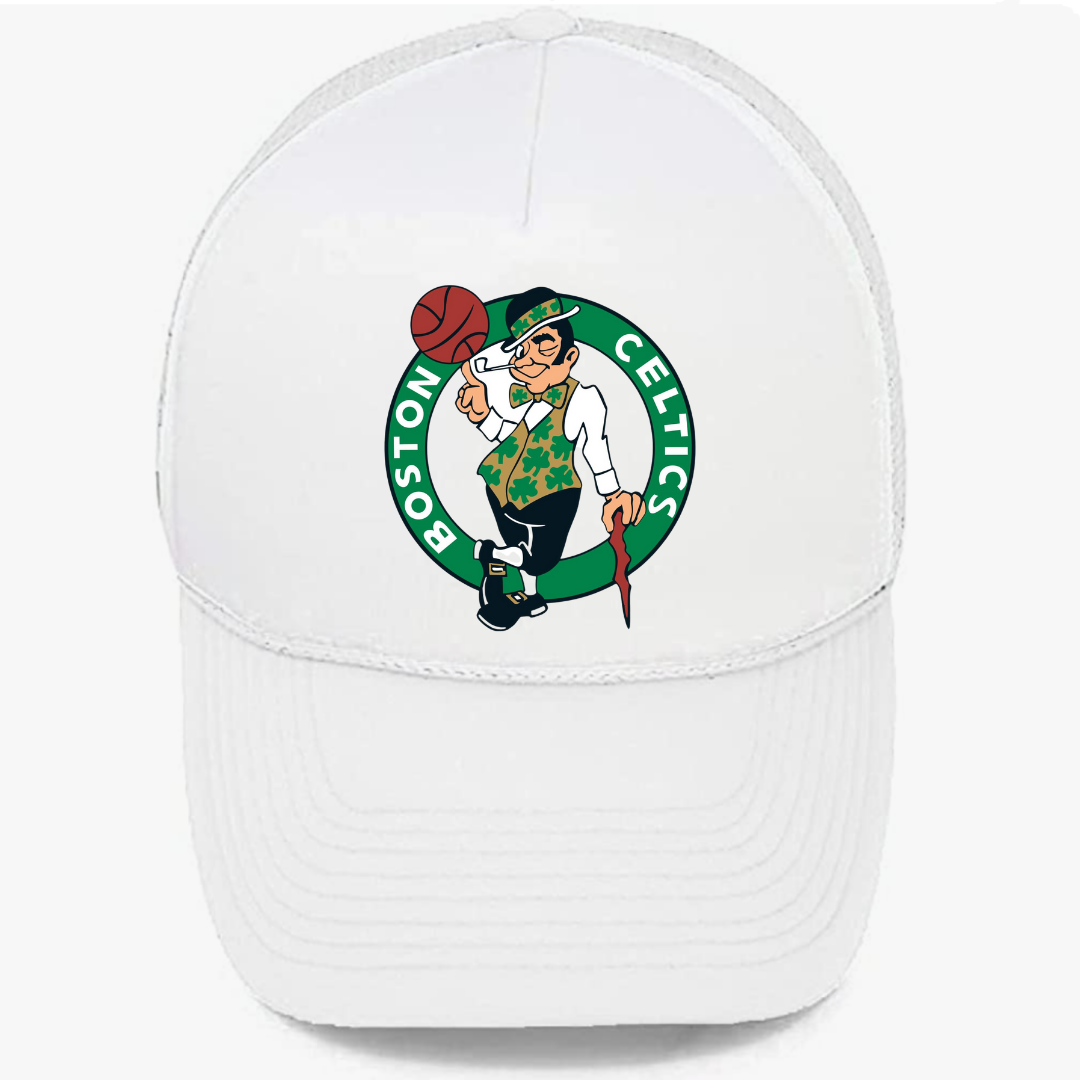 Basketball Celtics Distressd Truckers hat