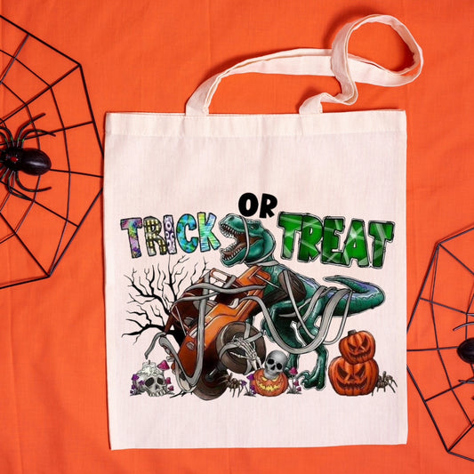 Trick or Treat Rex Halloween Candy Bag