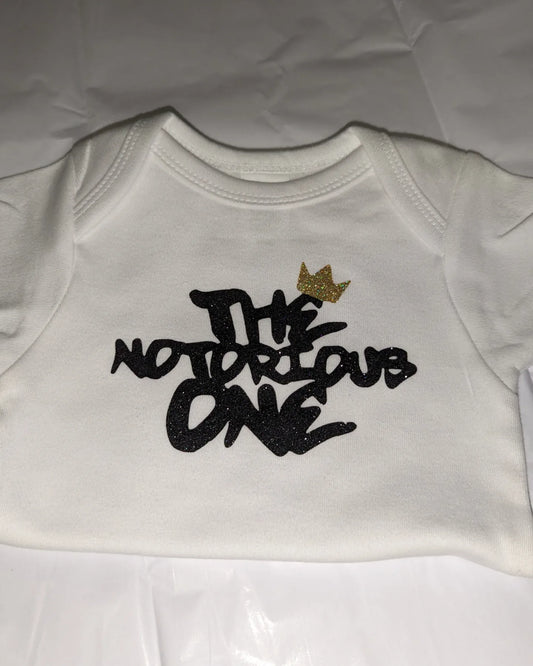 The Notorious One Baby Boy onesie