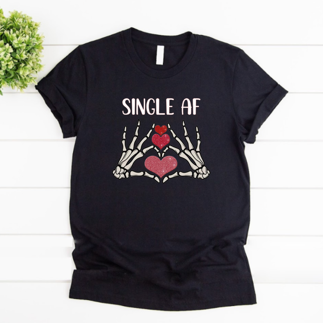 Single As F...  womens T-shirt