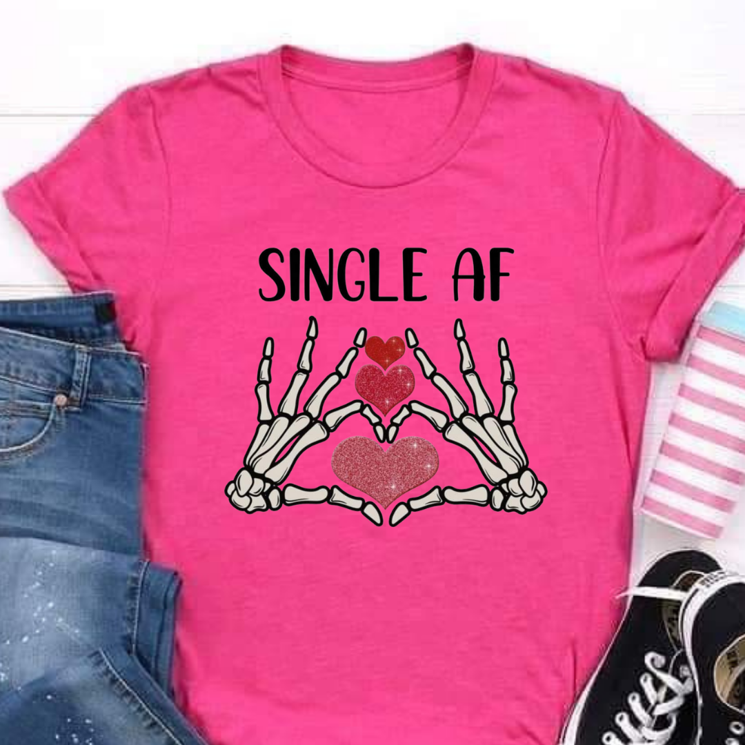 Single As F...  womens T-shirt