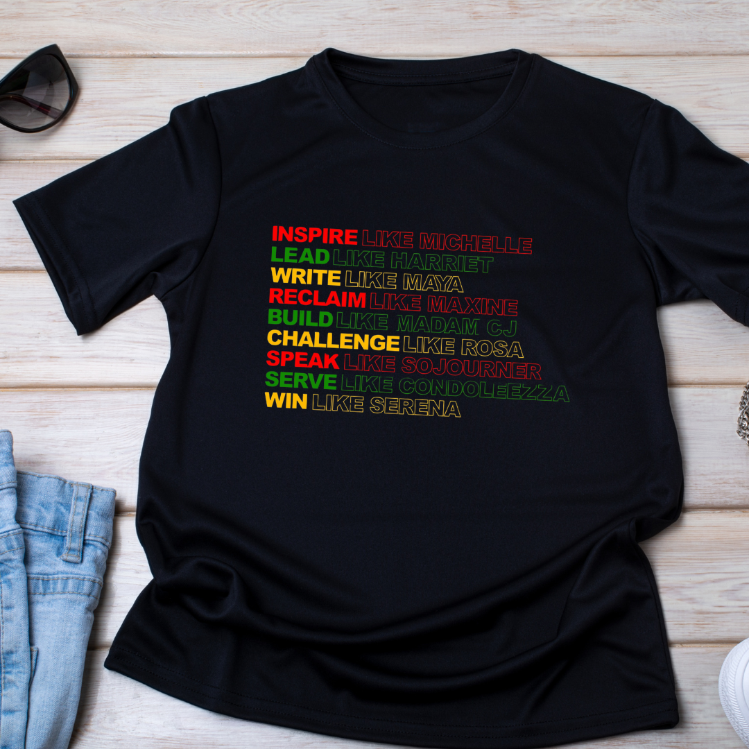 Inspire like, Lead Like Write like... Women's Tee