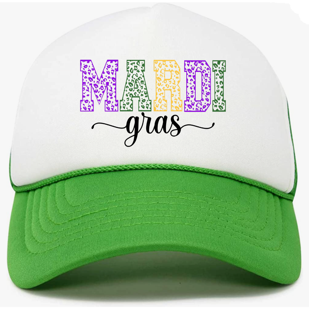 Mardi Gras Trucker's cap