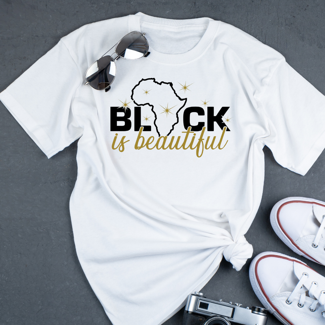 Black is Beautiful woman's Tshirt