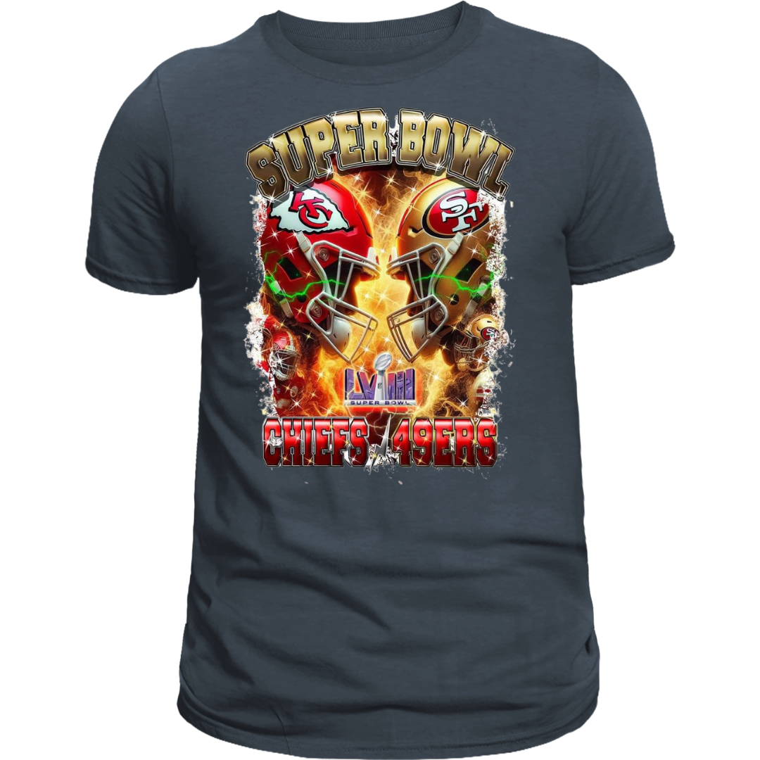 Superbowl Chiefs 49ers unisex  Tshirt