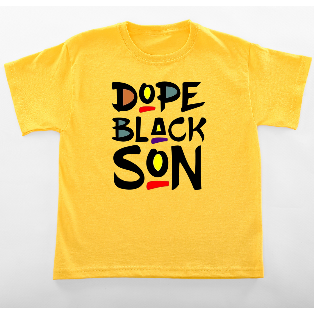 Dope Black Son kids tshirt