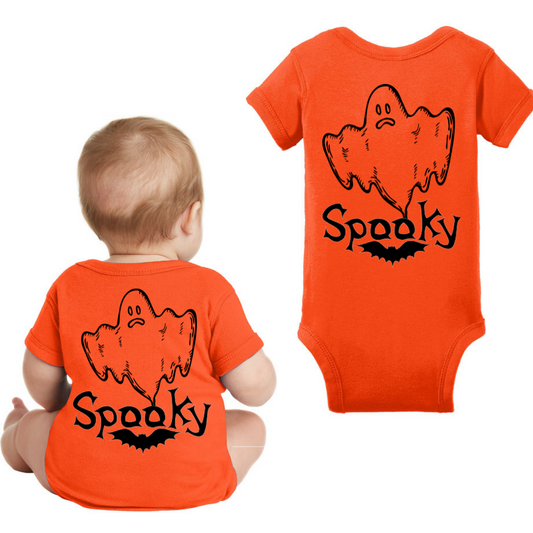 BOO HALLOWEEN ONESIE