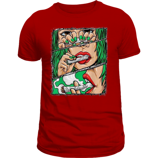 canna cartoon lady unisex  Tshirt