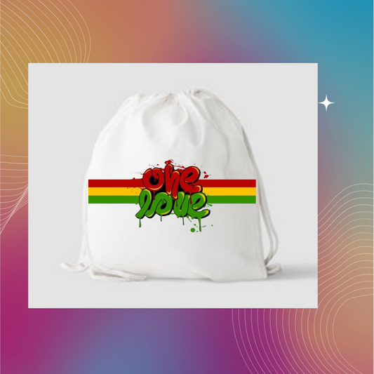 One love Drawstring Bag Set