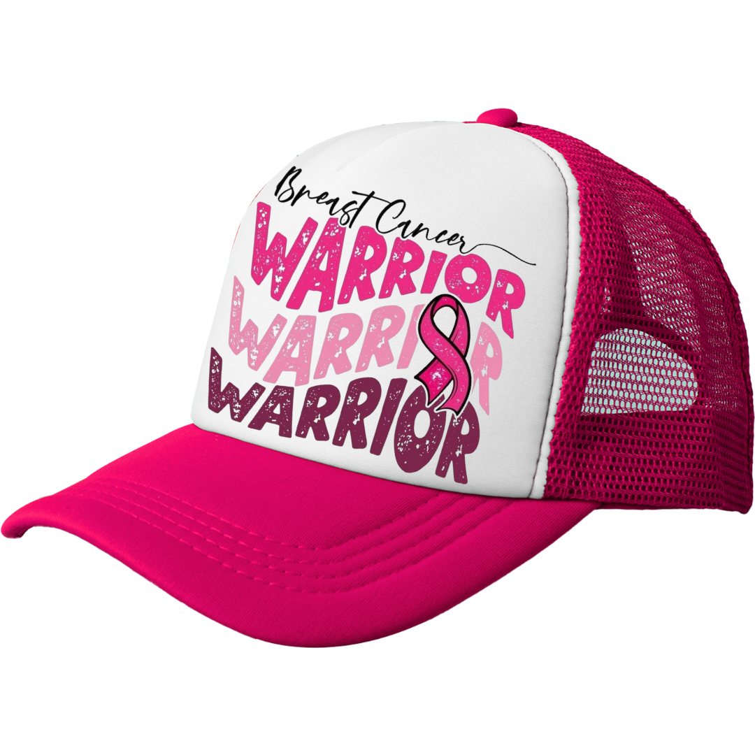 Breast Cancer Warrior Trucker hat