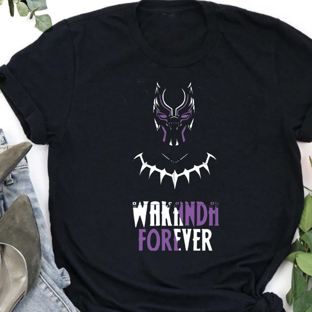 Wakanda Forever Black Panther Tee