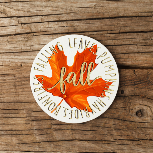 Fall Coaster set of 4