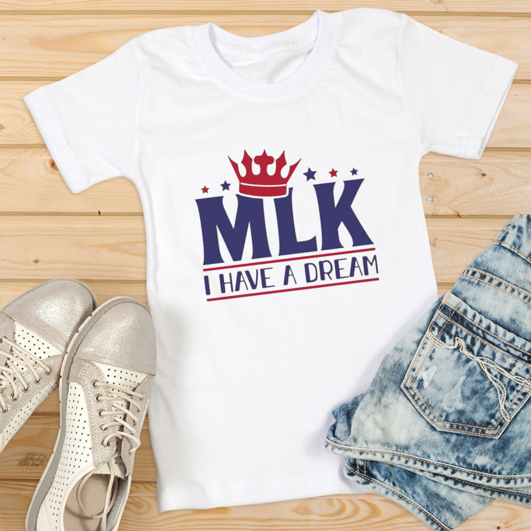 MLK I HAVE A DREAM Kids and toddler tshirt