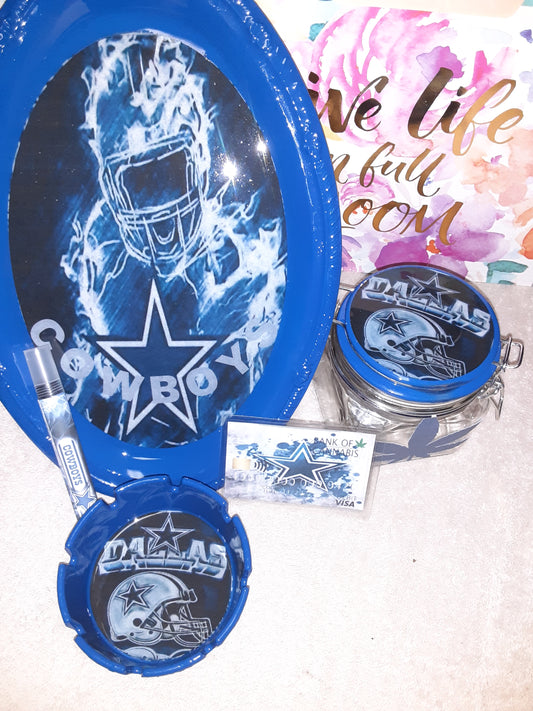 Cowboys Tray Set