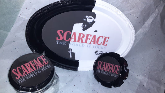 The World Is Yours Scarface Tray Set