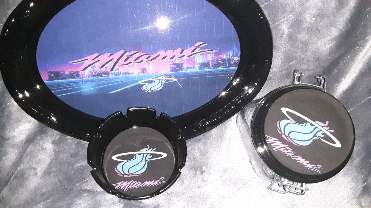 Miami Heat City Tray Set