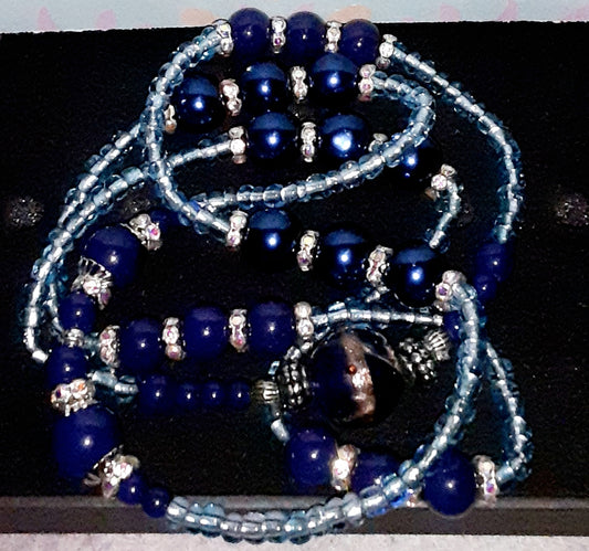 Royal Blue Waist Beads