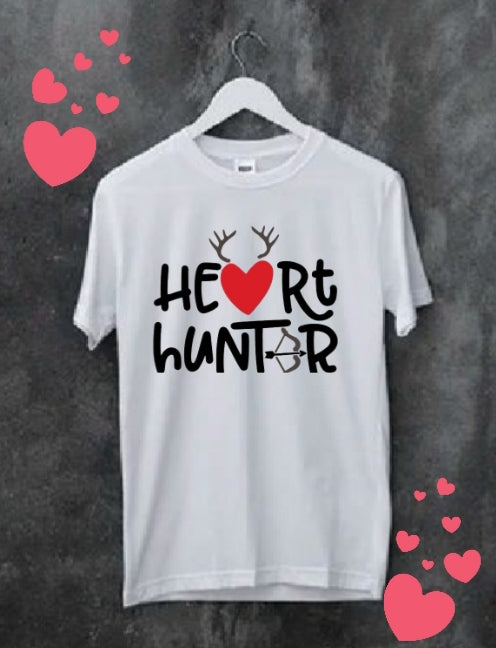 Heart Hunter boys Valentin onesie or Tshirt