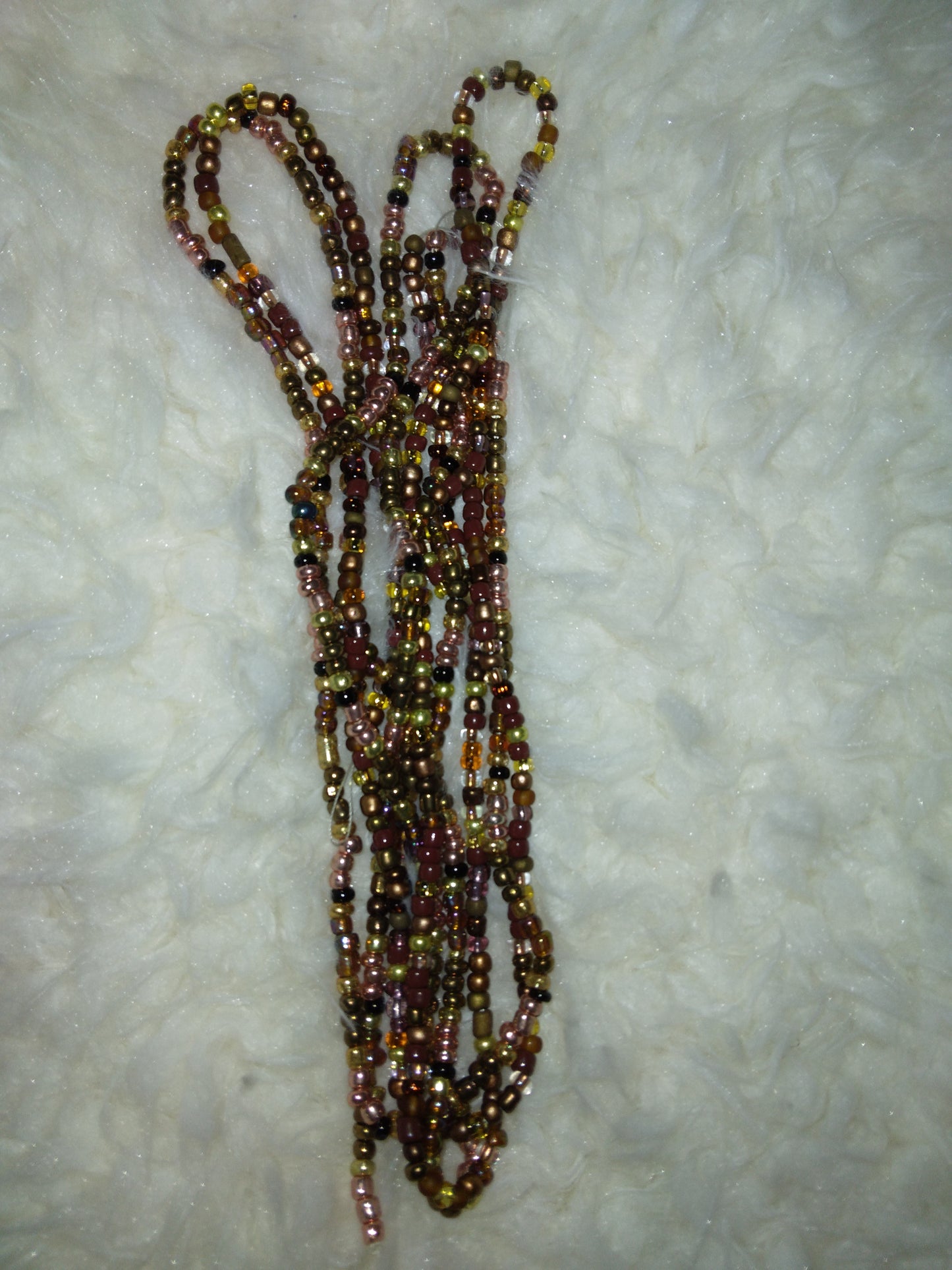 Topaz Mahogany Waist Beads