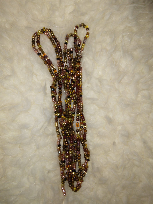 Topaz Mahogany Waist Beads