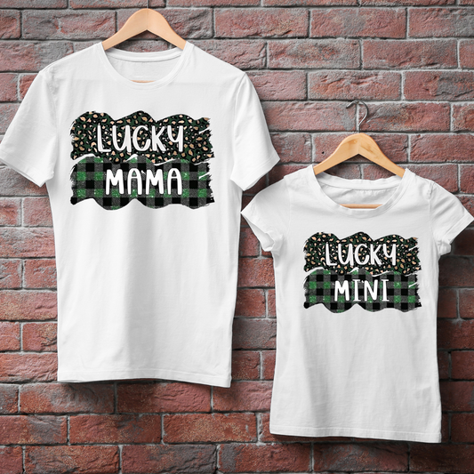 Lucky Mama Lucky Mini St Patrick's Day tshirt