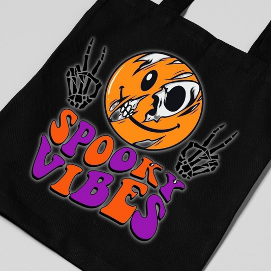 Spooky Vibes Halloween candy sack