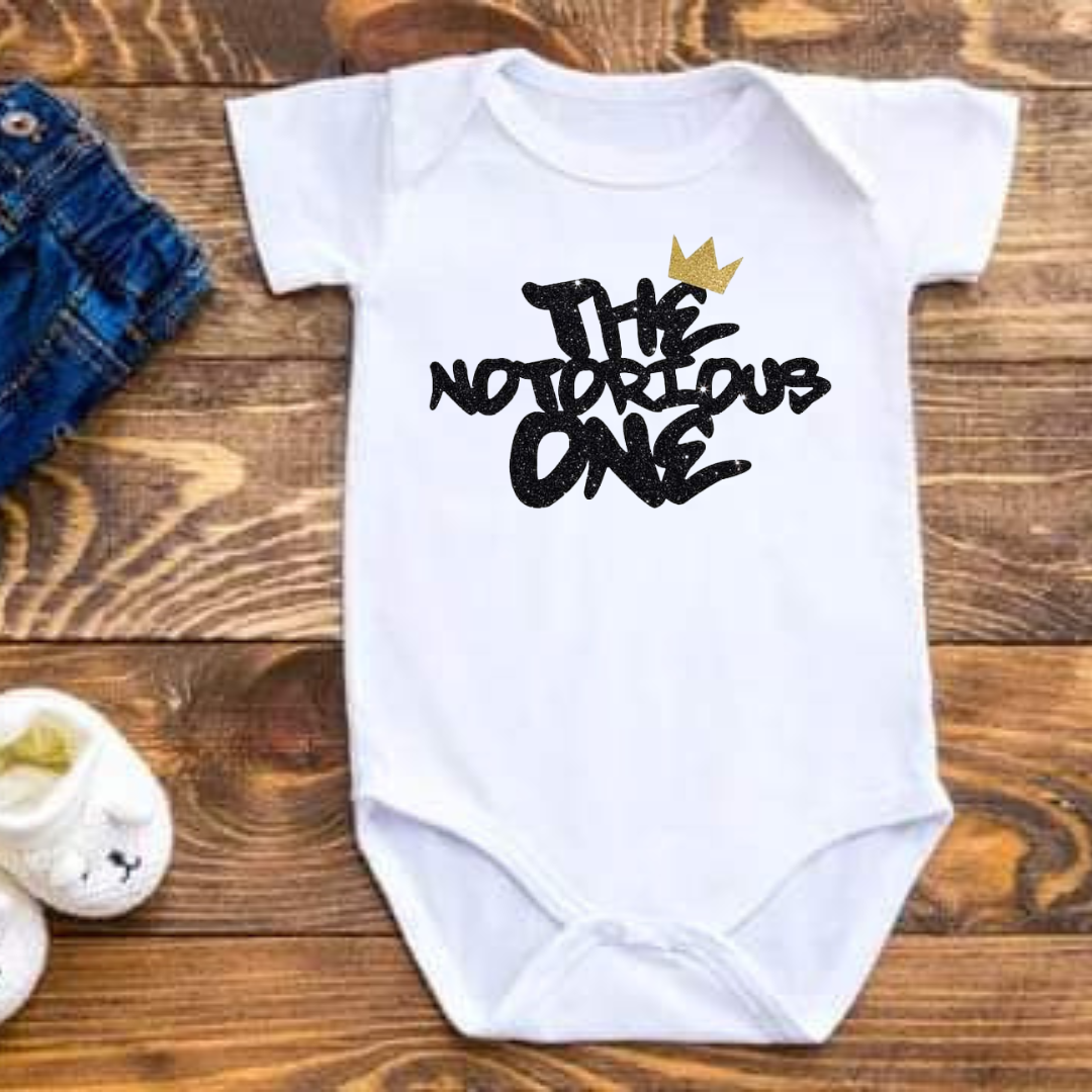 The Notorious One Baby Boy onesie