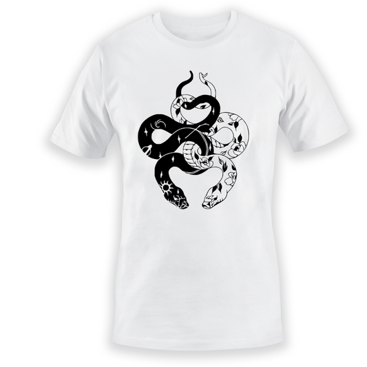 Ying and Yang snake shirt