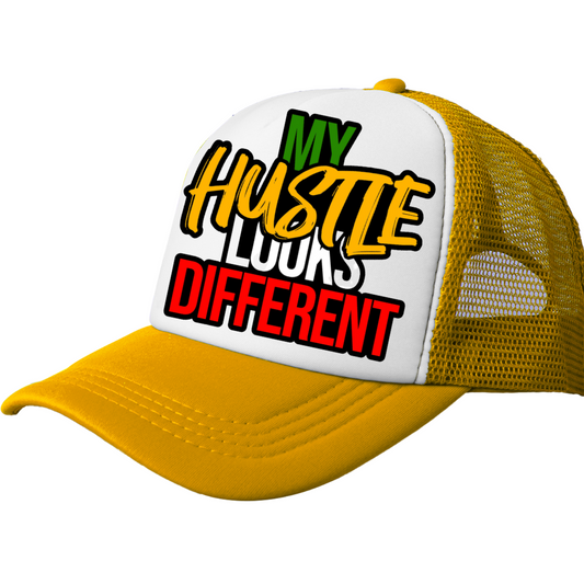 My hustle looks different mesh cap