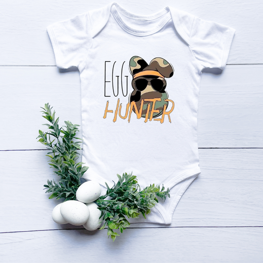 Egg Hunter Baby Boy Easter Onesie